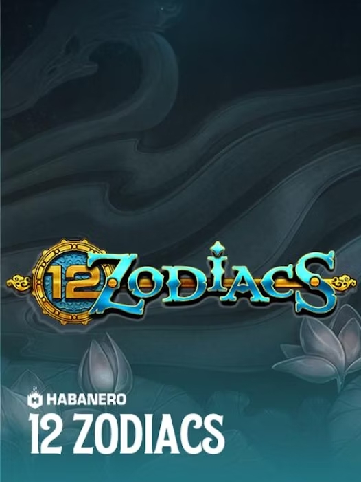 12 Zodiacs Slot Game Poster by JILI Games