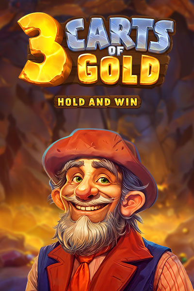 3 Carts of Gold Slot Game Poster