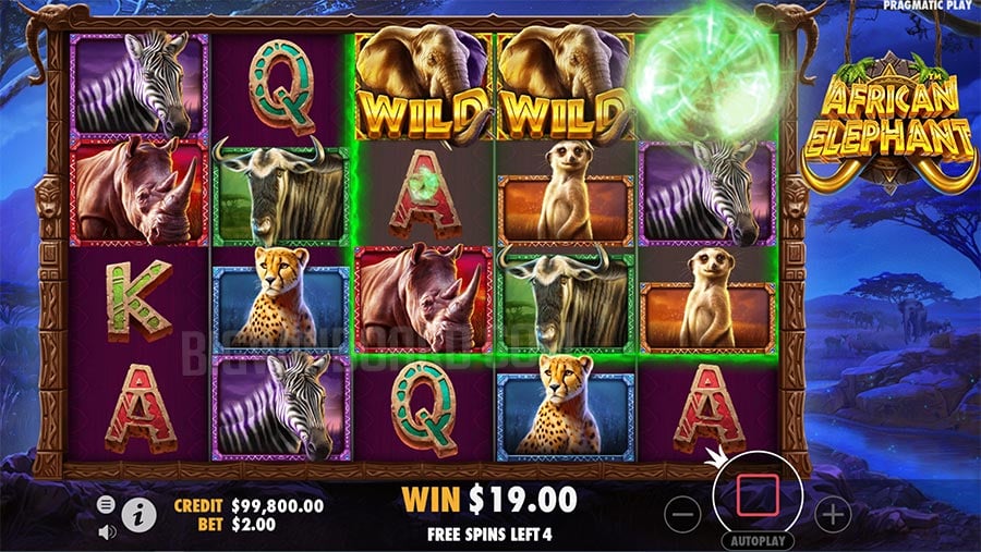 African Elephant Slot Free Spins Feature Image