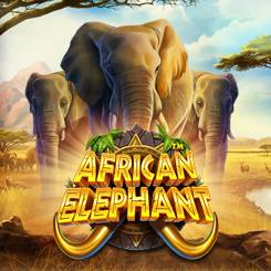 African Elephant Slot Game Poster