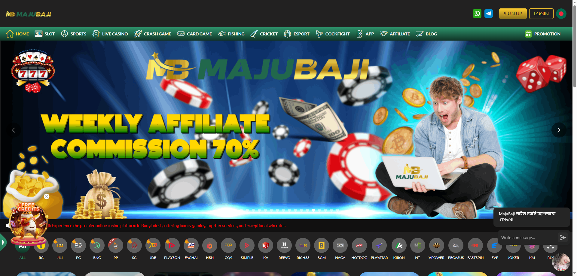 majubaji casino Screenshot 1