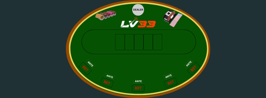 Poker Table Diagram