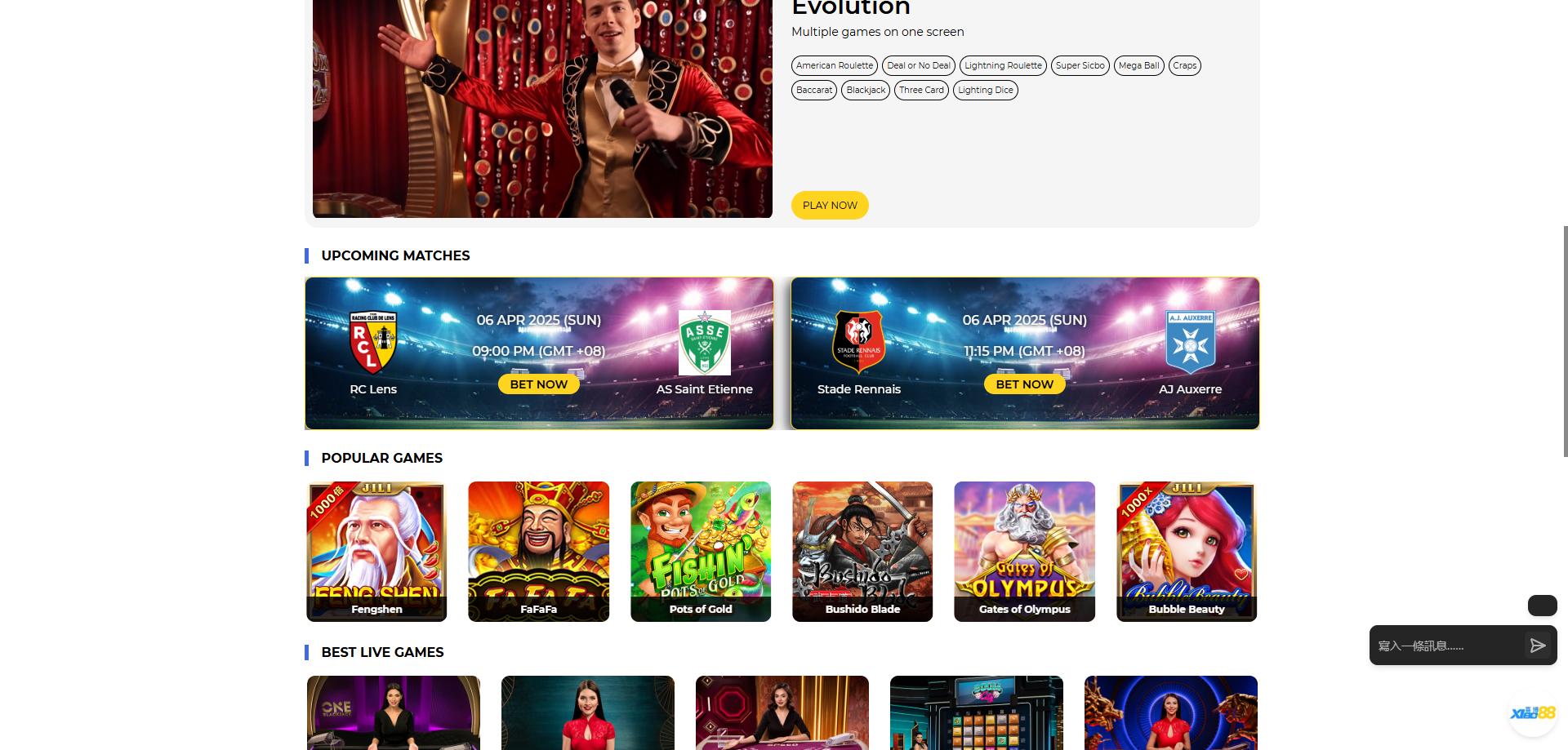xibo88 casino Screenshot 2